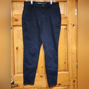 Maurices M Jeans Mid-Rise, Black, Size Large